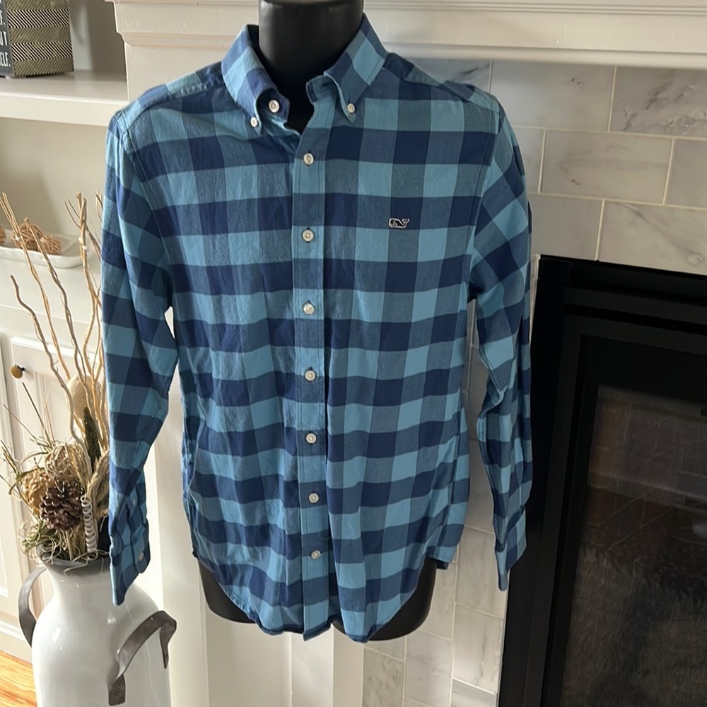 Vineyard Vines Whale Shirt Mens Small